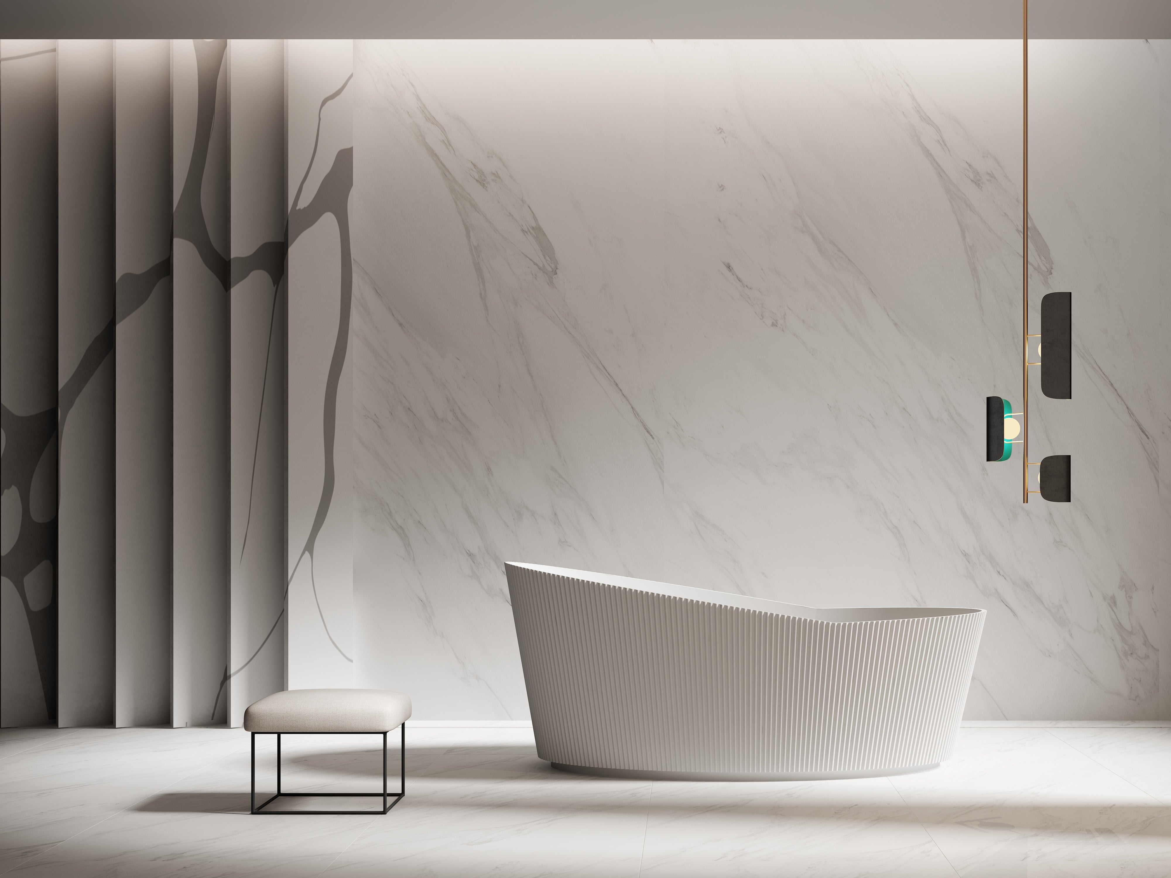 MonBlari TW-7198 Freesstanding Bath Front View Main image