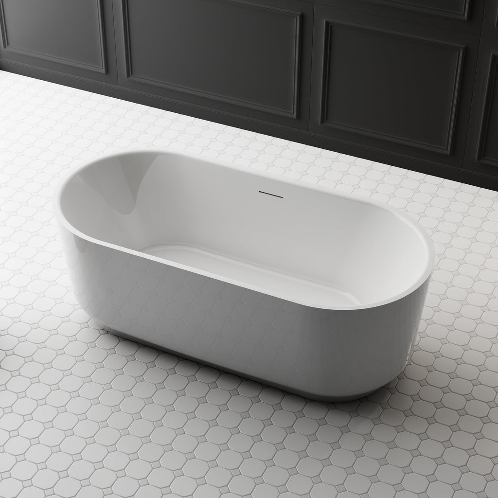 MonBlari TW-7311 Freestanding Bathtub-SideTopView