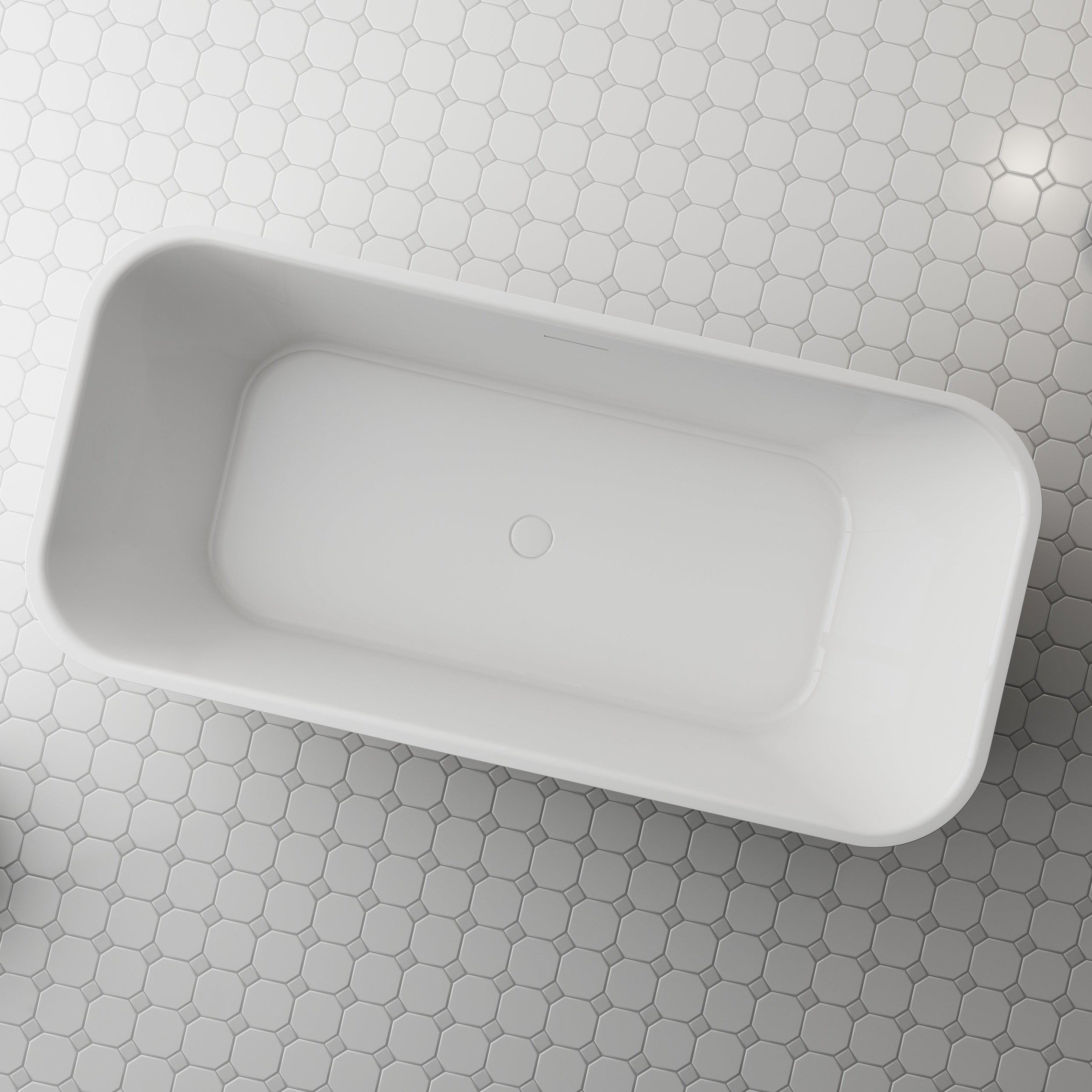 MonBlari TW-7312 Freestanding Bath-Top View