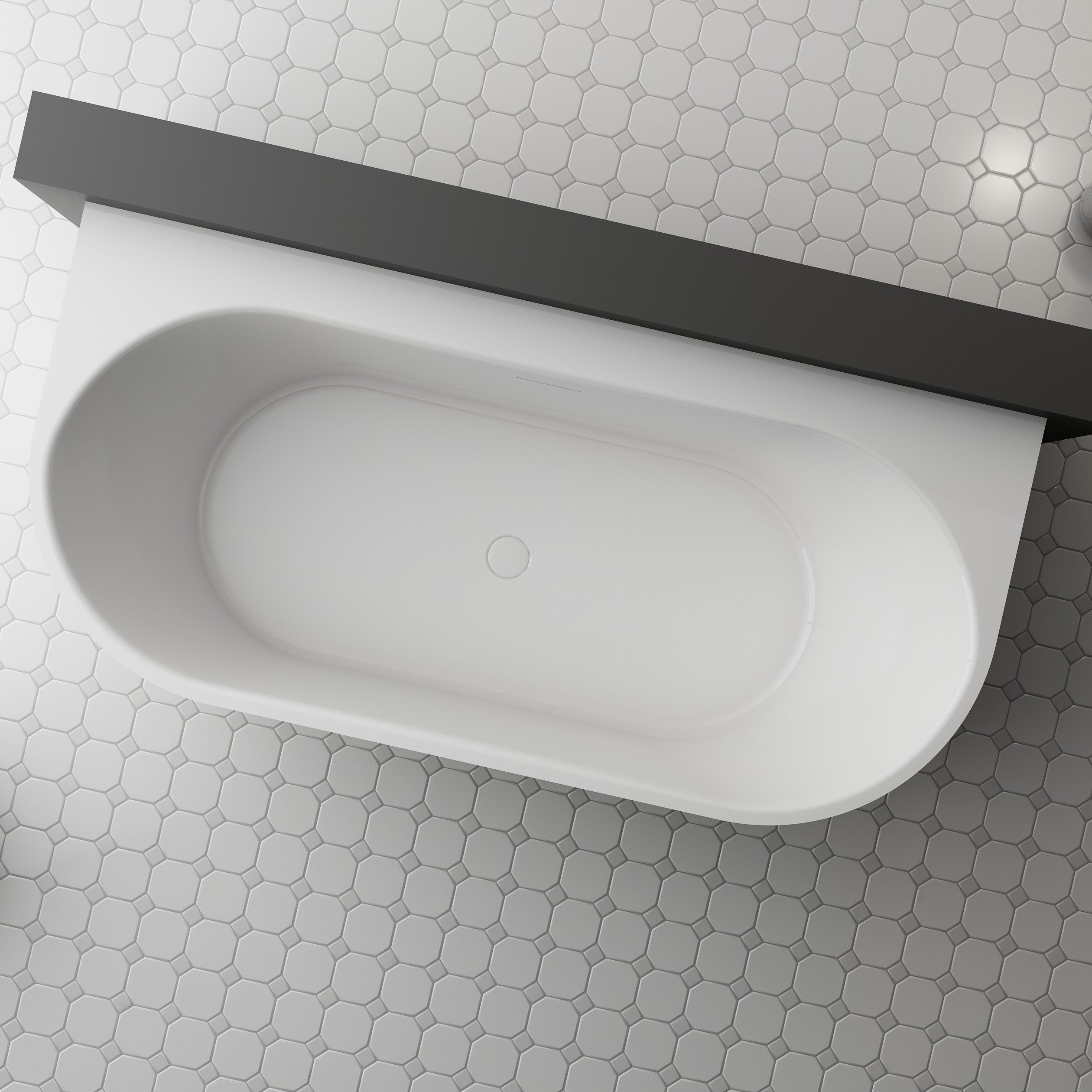 MonBlari TW-7316A Wall-Mounted Bath-TopView