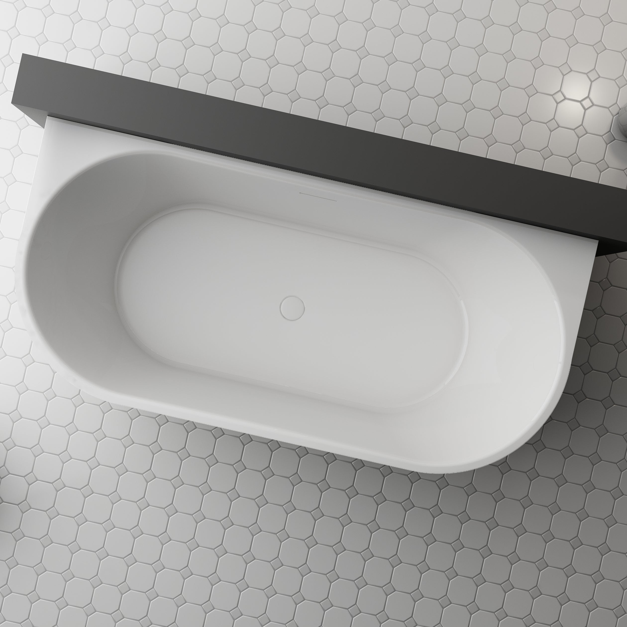 MonBlari TW-7316 Wall-Mounted Bath-TopView