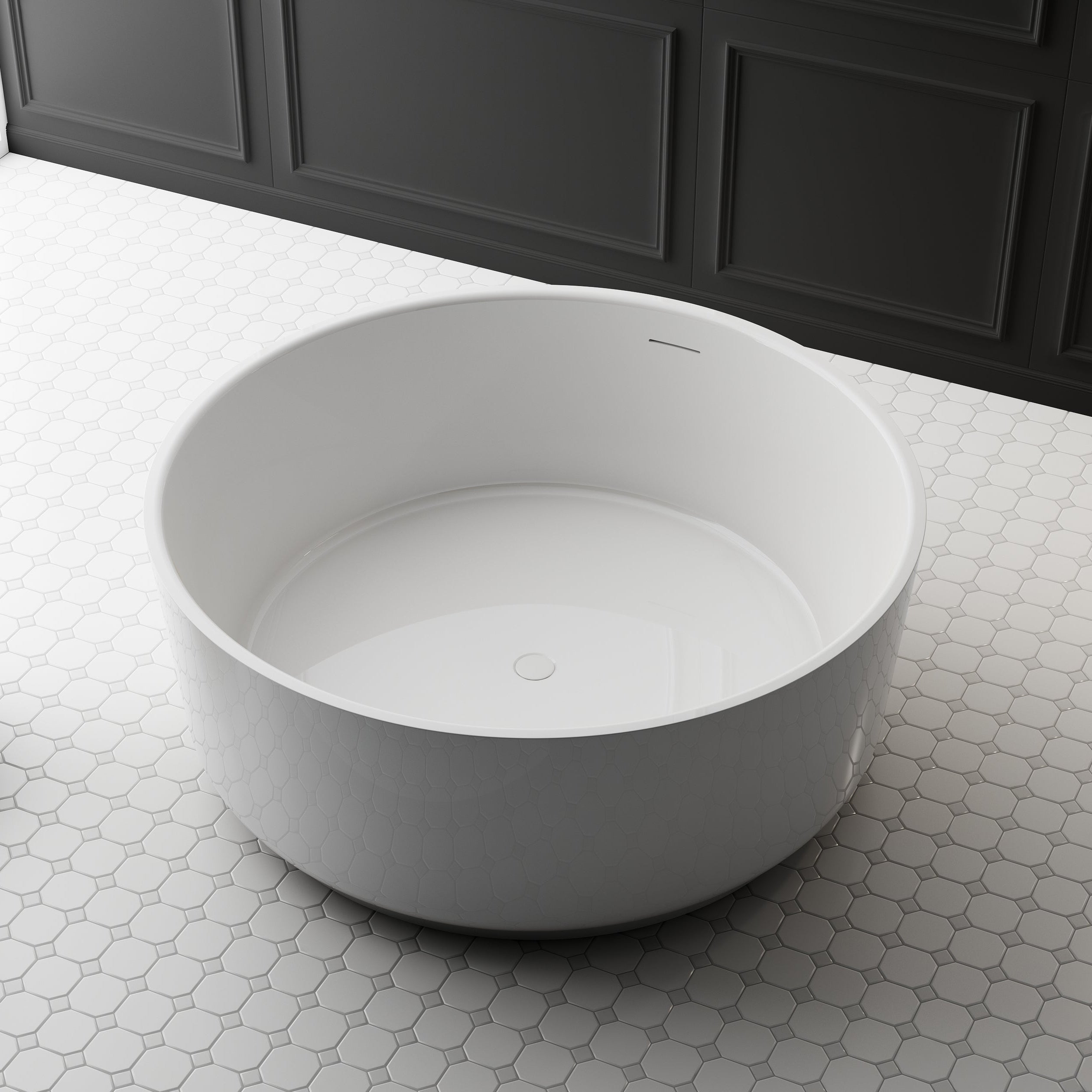 MonBlari TW-7319 freestanding Bath-FrontTopView