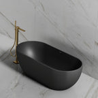 MonBlari TW-7506 Black Acrylic Freestanding Bathtub 1300mm - 1720mm