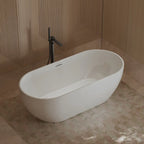 MonBlari TW-7506 White Acrylic Freestanding Bathtub 1300mm - 1720mm
