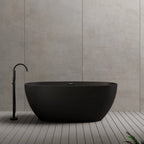 MonBlari TW-7507 Black Acrylic Freestanding Bathtub 1500mm-1700mm