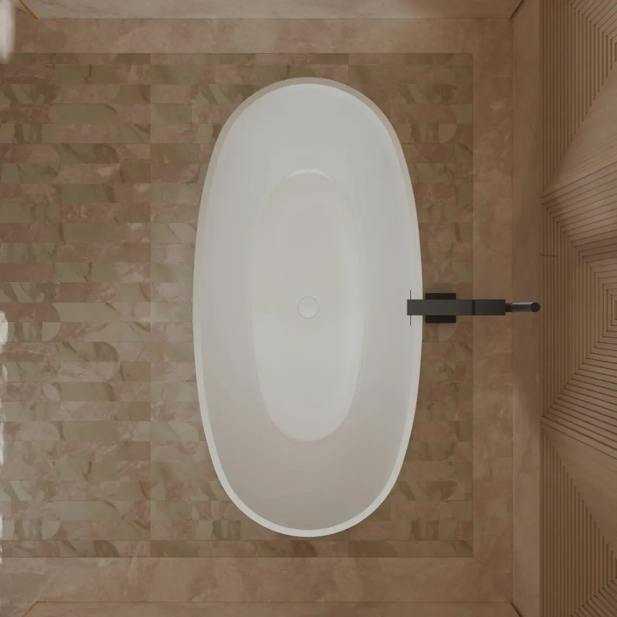 MonBlari TW-7507 Acrylic Freestanding Bathtub 1500mm-1700mm