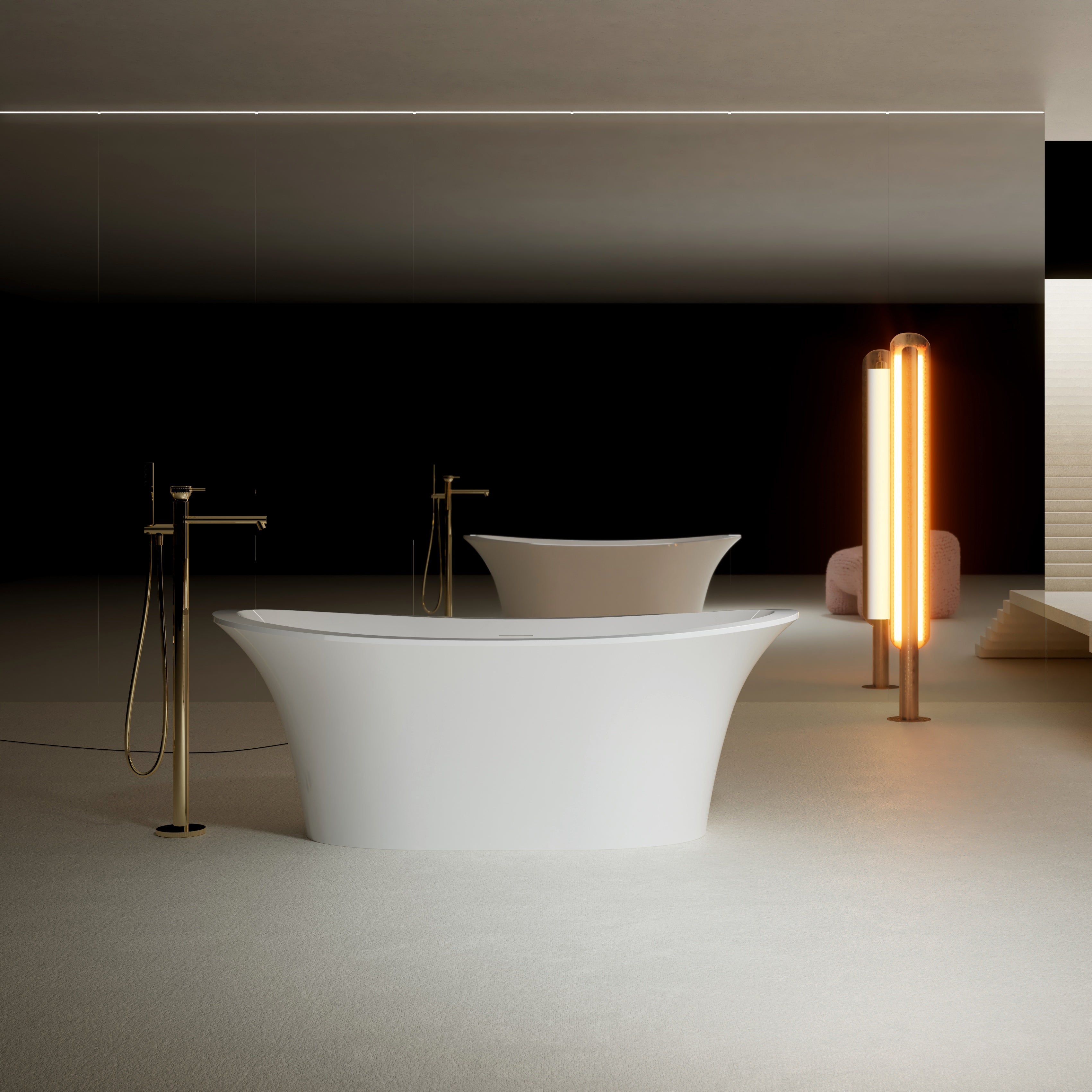 MonBlari TW-7588 Freestanding Bath Front View Main image