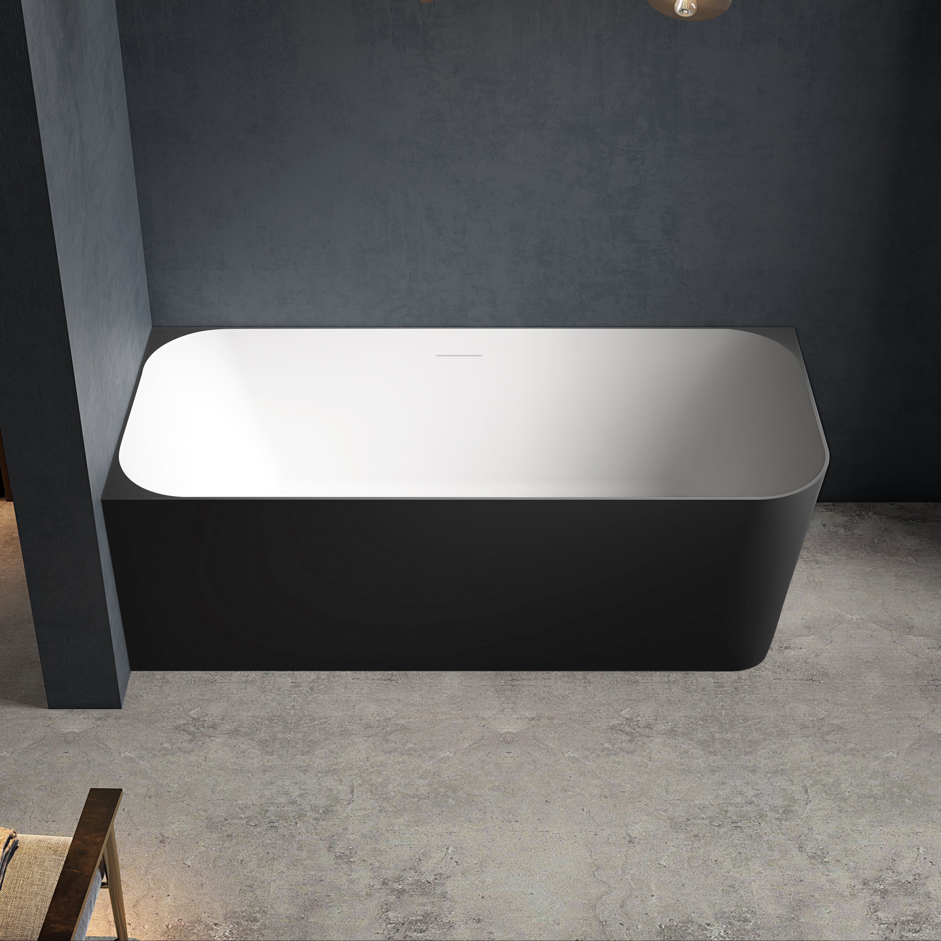 MonBlari TW-7611 Corner Bath-FrontTop