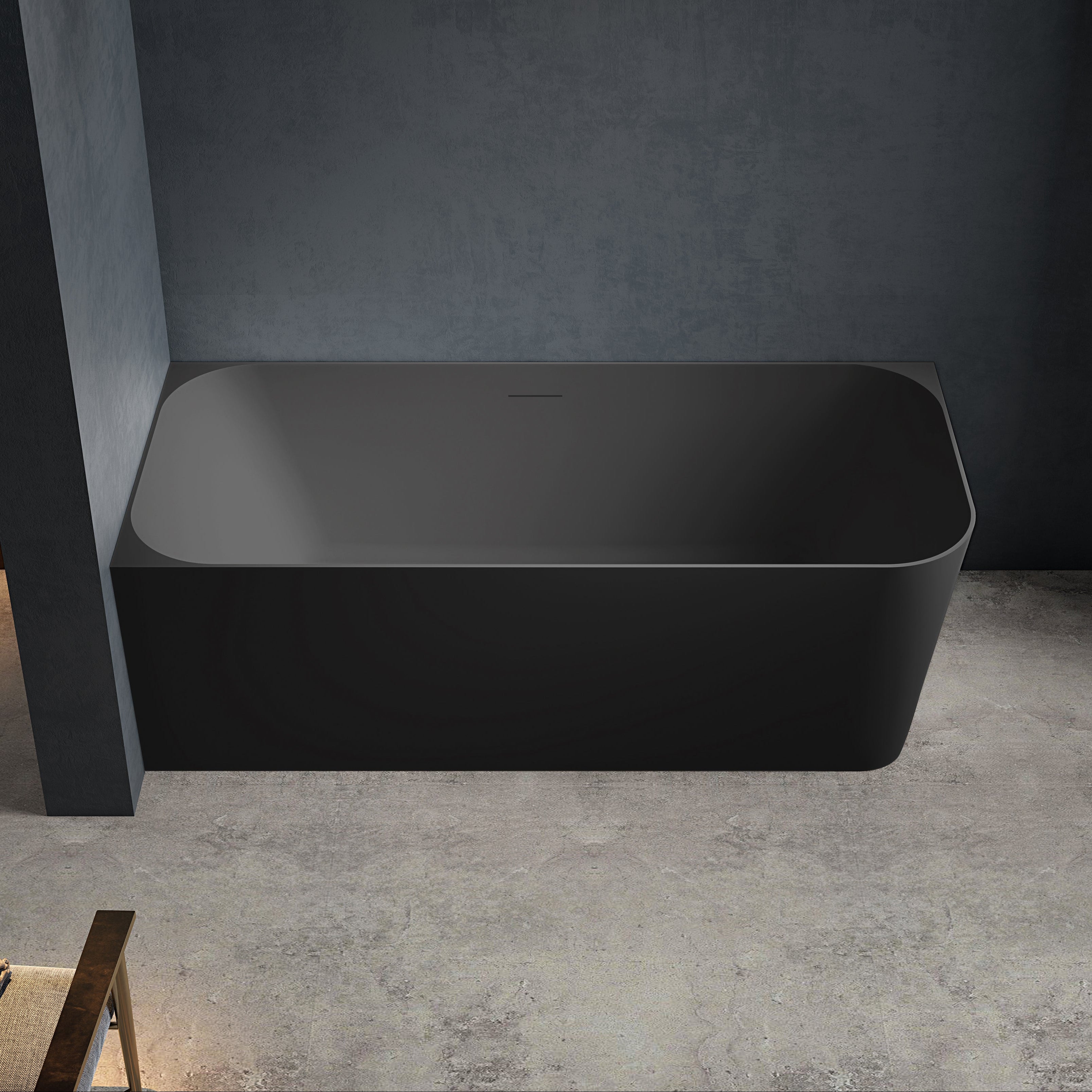 MonBlari TW-7611 Corner Bath-Front Top