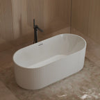 MonBlari TW-7681 White Acrylic Freestnding Bathtub 1500mm - 1700mm