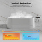 MonBlari TW-7780 White Acrylic Freestanding Bathtub 1500mm - 1700mm