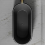 MonBlari TW-7780 Black Acrylic Freestanding Bathtub 1500mm - 1700mm