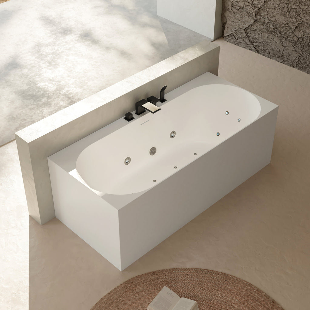 MonBlari TW-7786 Wall-Mounted Bath-LeftTopView