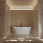 MonBlari TW-7796 White Acrylic Freestanding Bathtub 1700mm