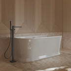 MonBlari TW-7797 Acrylic Back-to-Wall Bathtub 1700mm