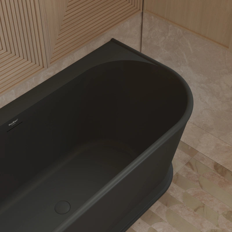 MonBlari TW-7797 Acrylic Back-to-Wall Bathtub 1700mm