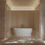 MonBlari TW-7798 White Acrylic Freestanding Bathtub 1700mm - 1800mm