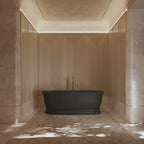 MonBlari TW-7798 Black Acrylic Freestanding Bathtub 1700mm - 1800mm