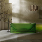 MonBlari Freestanding Resin Baths Double Ended 1700mm