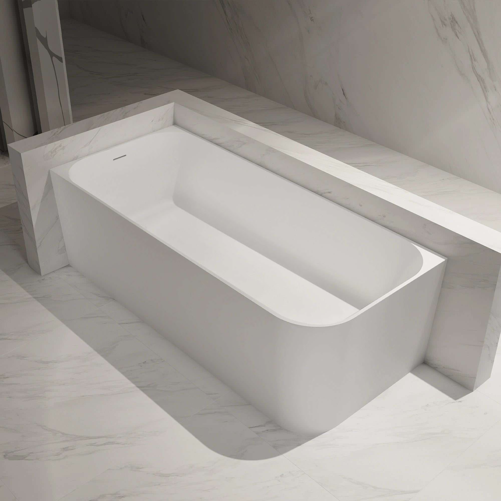 MonBlari TW-8503 Corner Bath-DiagonalTopView