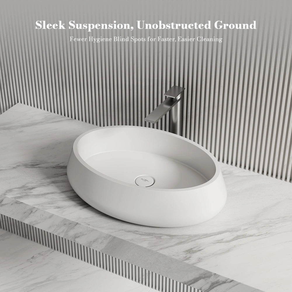 MonBlari TW-8693A Solid Surface Countertop Basin 600mm