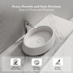 MonBlari TW-8693A Solid Surface Countertop Basin 600mm