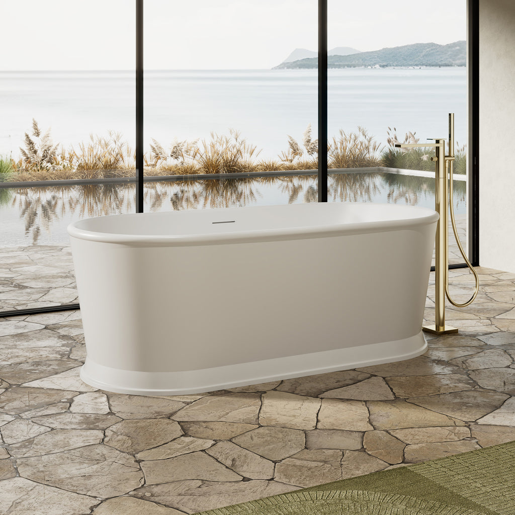 MonBlari Solid Surface Baths Freestanding Double Ended 1700mm