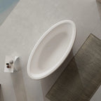 MonBlari Freestanding Oval Solid Surface Baths Freestanding 1700mm