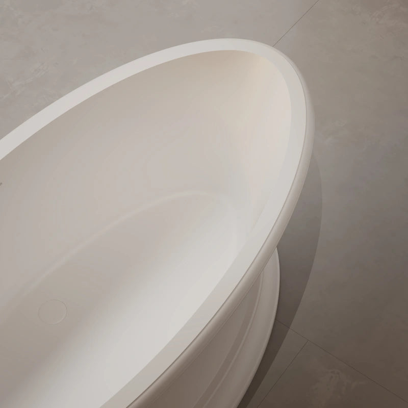 MonBlari Freestanding Oval Solid Surface Baths Freestanding 1700mm