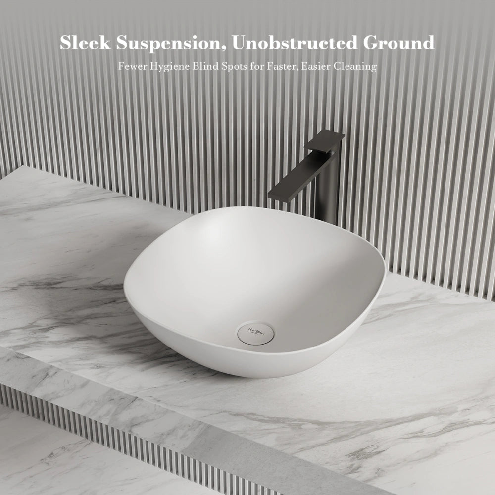 MonBlari TW-A106 Solid Surface Countertop Basin 430mm