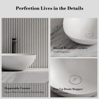 MonBlari TW-A106 Solid Surface Countertop Basin 430mm