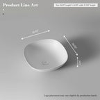 MonBlari TW-A106 Solid Surface Countertop Basin 430mm