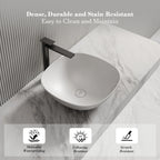 MonBlari TW-A106 Solid Surface Countertop Basin 430mm