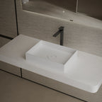 MonBlari TW-A112 White Solid Surface Countertop Basin 450mm - 500mm