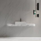 MonBlari Rectangular Solid Surface Basins 600mm Countertop Basin