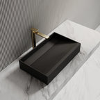 MonBlari Rectangular Solid Surface Basins 600mm Countertop Basin