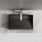 MonBlari Rectangular Solid Surface Basins 600mm Countertop Basin