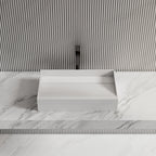 MonBlari Rectangular Solid Surface Basins 600mm Countertop Basin