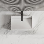 Monblari White Rectangular Solid Surface Basins 500mm