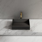 Monblari Black Rectangular Solid Surface Basins 500mm