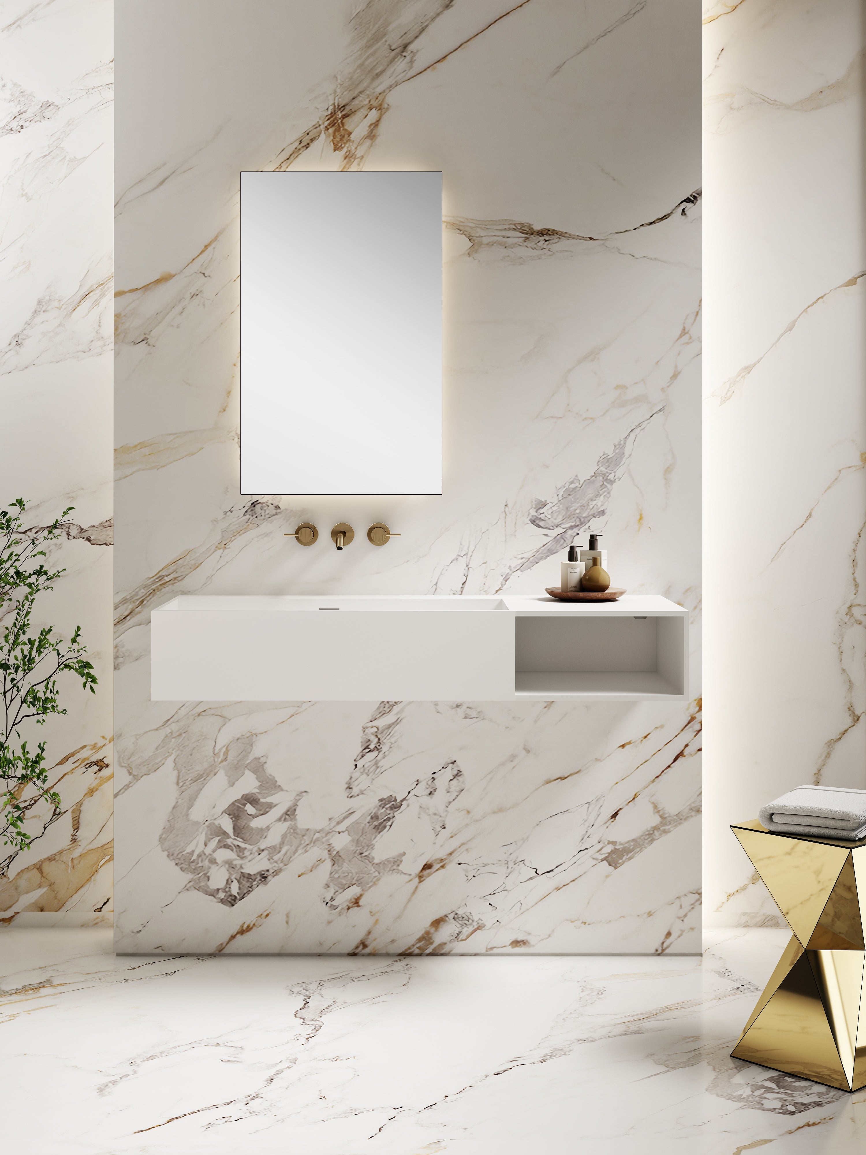 MonBlari TW-G206 Wall-Mounted Basin