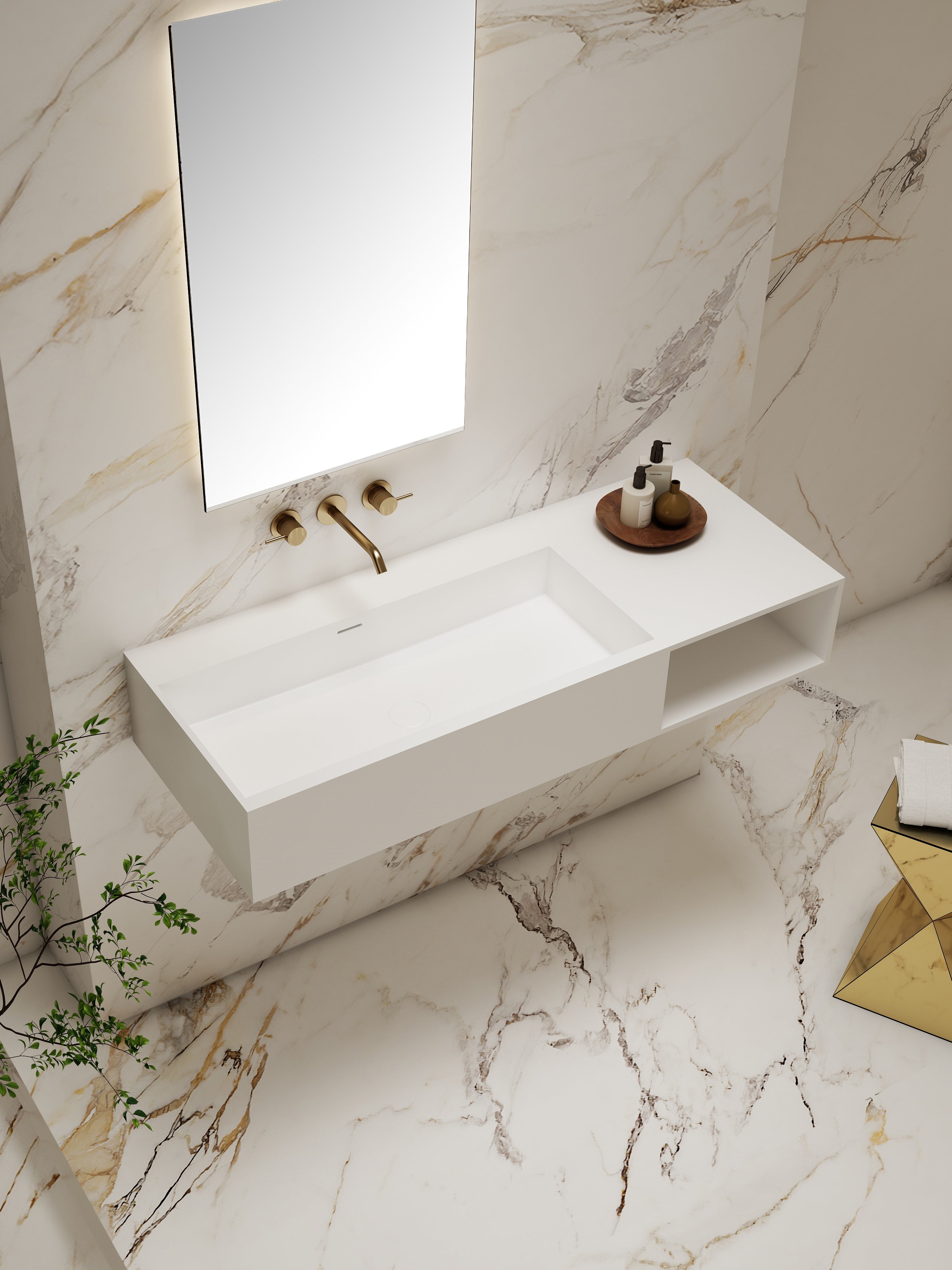 MonBlari TW-G206 Wall-Mounted Basin