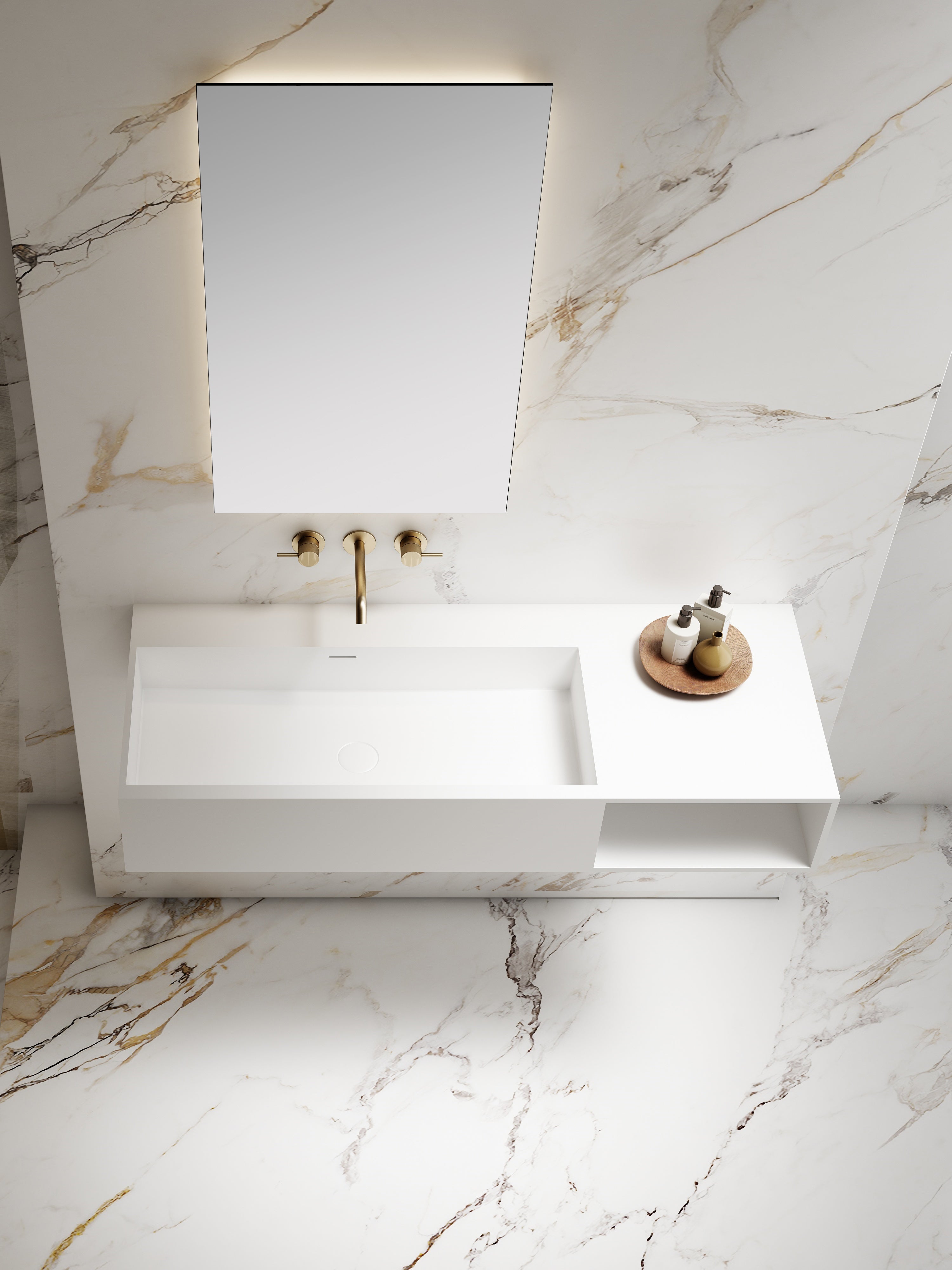 MonBlari TW-G206 Wall-Mounted Basin