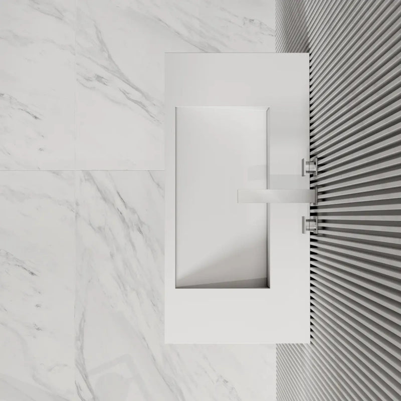 MonBlari TW-G273 Solid Surface Wall-Mounted Basin 800mm