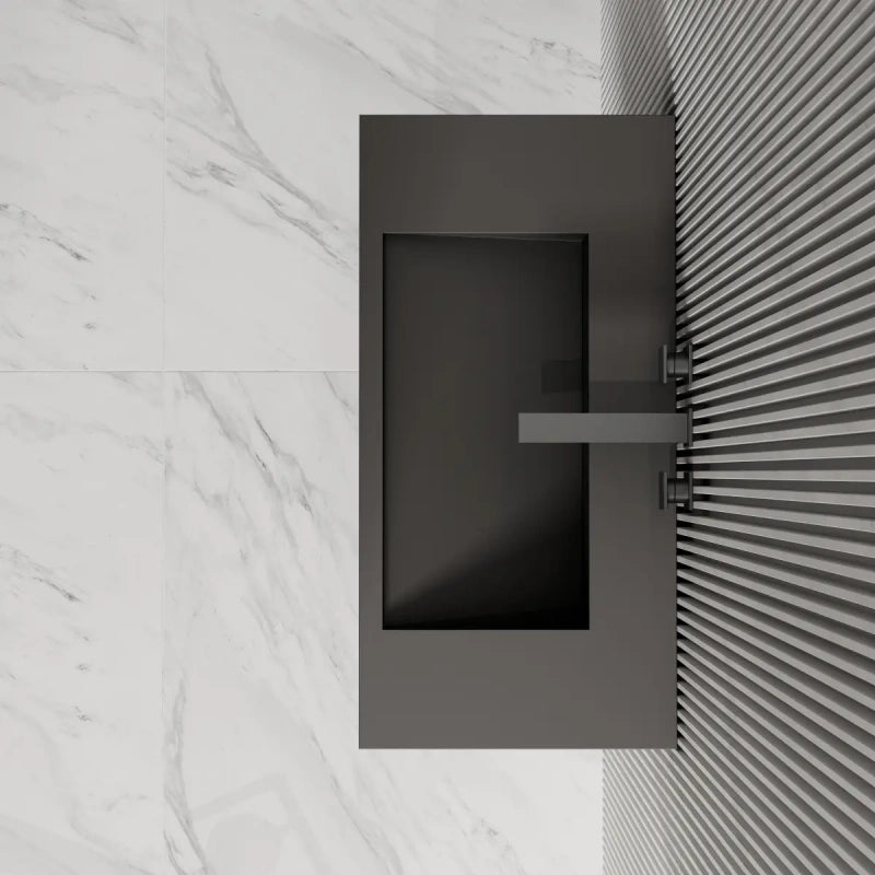 MonBlari TW-G273 Solid Surface Wall-Mounted Basin 800mm