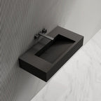 MonBlari TW-G273 Solid Surface Wall-Mounted Basin 800mm