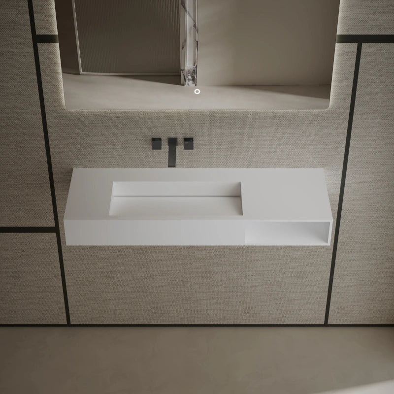 Monblari Asymmetric all-hung Basins 1200mm
