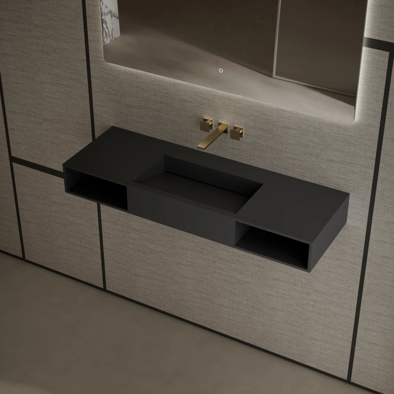 MonBlari Wall-Hung Washbasins Dual Storage 1200mm