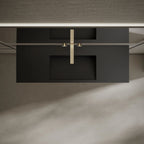MonBlari Wall-Hung Washbasins Dual Storage 1200mm