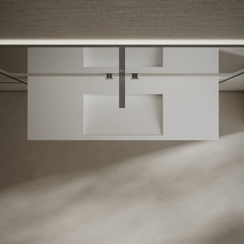 MonBlari Wall-Hung Washbasins Dual Storage 1200mm